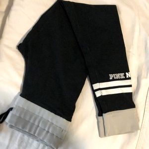 Pink yoga jogger leggings